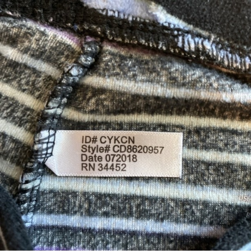 Cuddl Duds 2 PAIR Lot Pajama Pants S Colorful Pink Blue Striped Cozycore Lounge - Picture 15 of 16